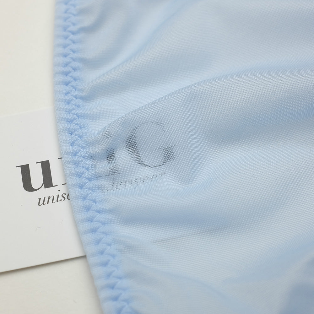 透ける 極薄スリーク素材 股上深め フルバック ビキニショーツ ユニセックスショーツ メンズ レディース 男女兼用 Gシリーズ uniG ユニジー G-012